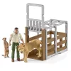 Camión de rescate de animales grande Schleich WILD LIFE 42475
