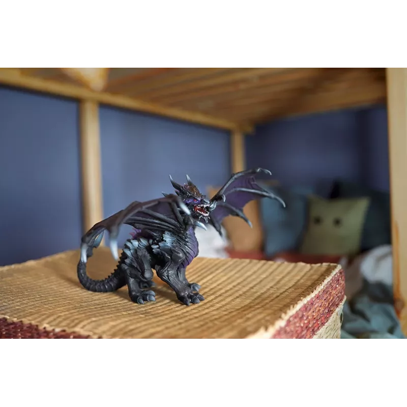 Juguete Schleich ELDRADOR CREATURES Dragón de las sombras negro morado 70152