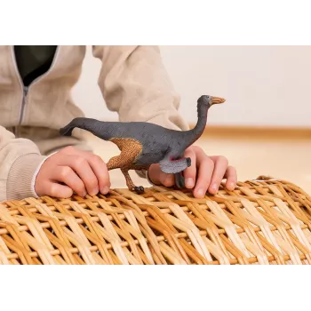 schleich Dinosaurs Gallimimus, 4 año(s), La conquista de la Tierra, dinosaurios y volcán, marrón, gris, rojo