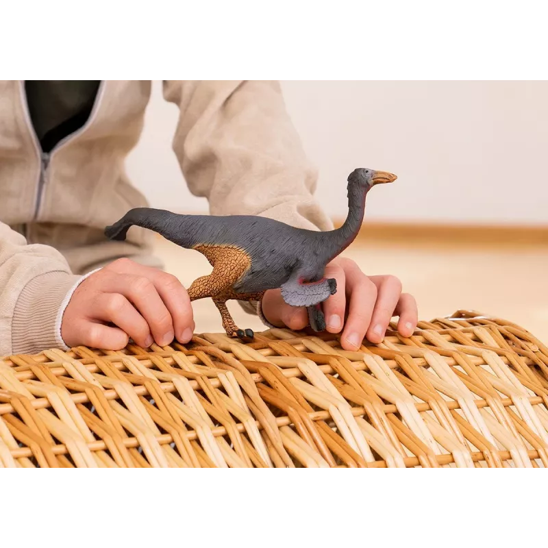 schleich Dinosaurs Gallimimus, 4 año(s), La conquista de la Tierra, dinosaurios y volcán, marrón, gris, rojo