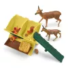 Set de animales del bosque Schleich 42658S accesorios de alimentación variados