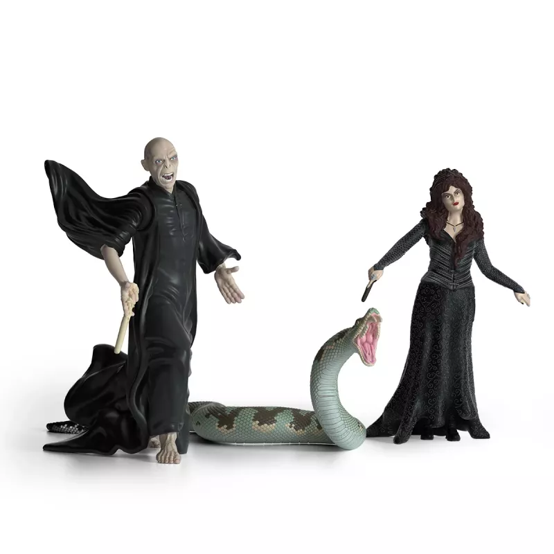 Set de figuras Schleich Lord Voldemort Nagini Bellatrix Lestrange multicolor