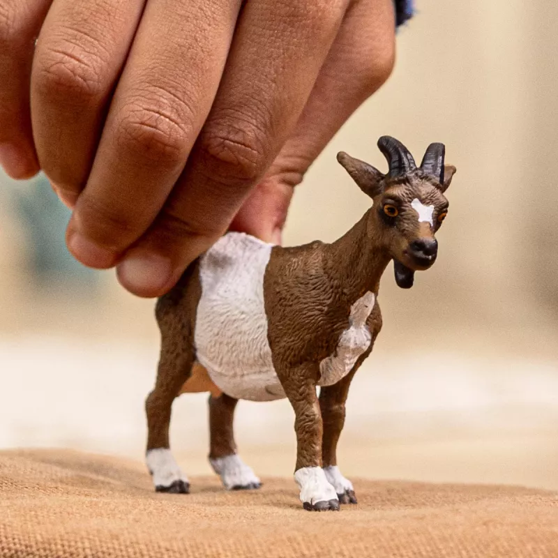 schleich FARM WORLD cabra, 3 año(s), granja, animales de granja/juguete de granja, multicolor