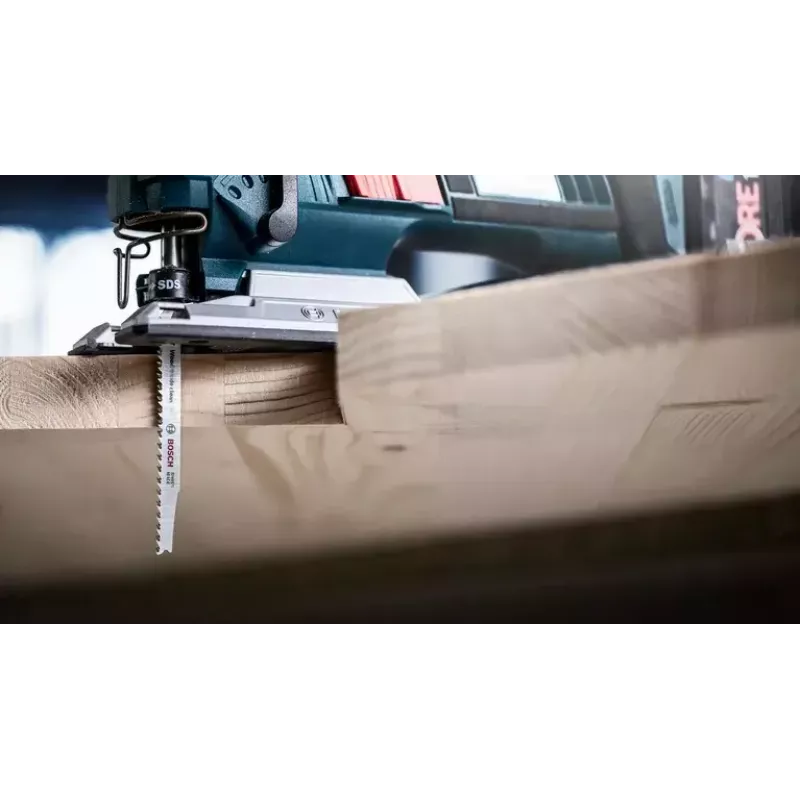 Bosch EXPERT ‘WOOD 2-SIDE CLEAN’ T 308 B hoja de sierra de calar de acero al carbono (HCS) 25 unidades