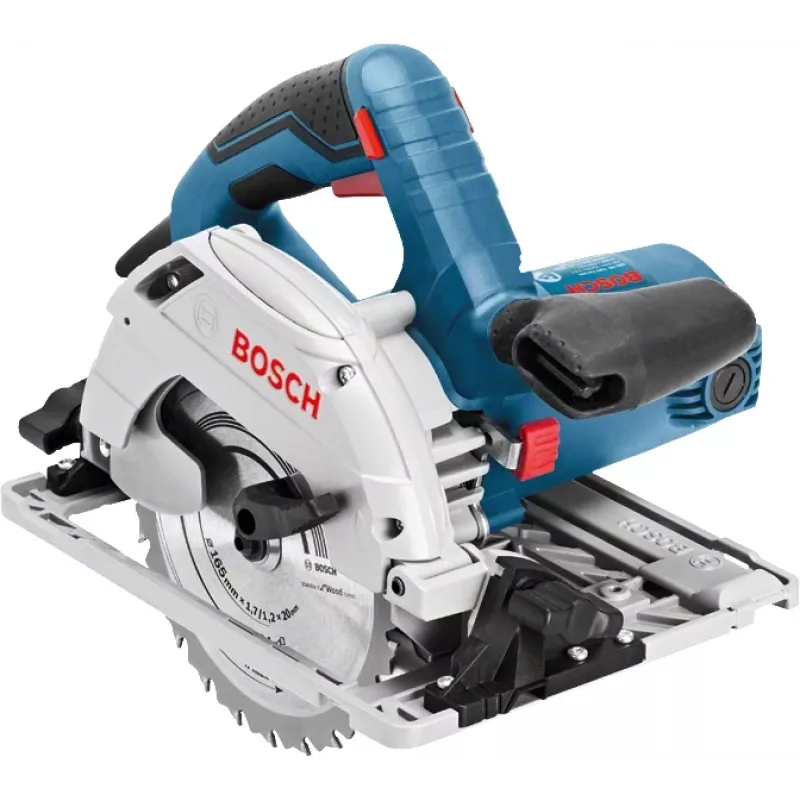 Bosch GKS 55+ GCE + FSN 1400 16,5 cm negro, azul 4700 rpm 1350 W