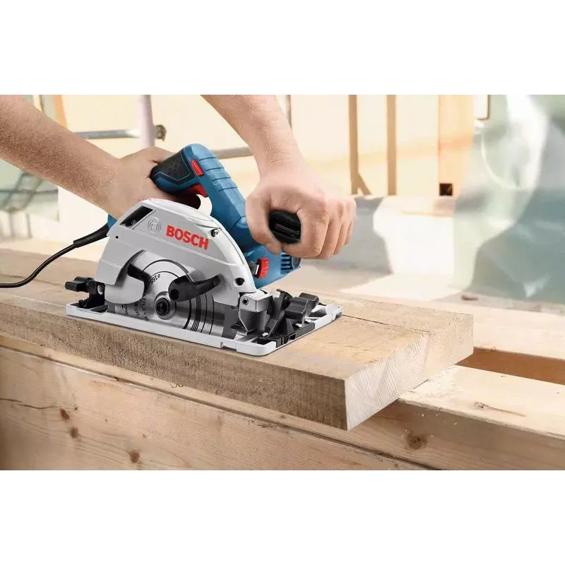 Bosch GKS 55+ GCE + FSN 1400 16,5 cm negro, azul 4700 rpm 1350 W