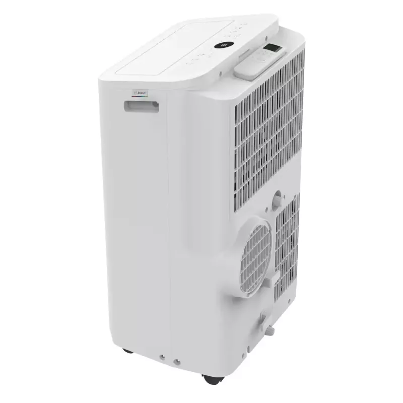 Aire acondicionado portátil Bosch Cool 2000 — blanco, clase A, 1 kWh/h, R290, hasta 88 m³
