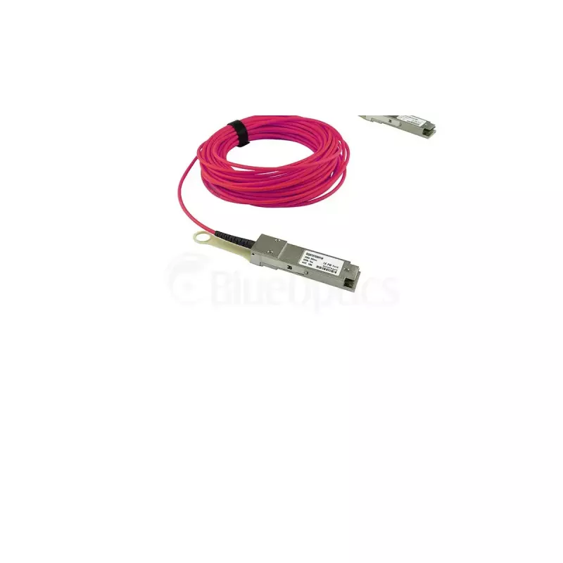 Cable AOC InfiniBand/fibra óptica BlueOptics QSFP56–QSFP56 7 m (rosa)