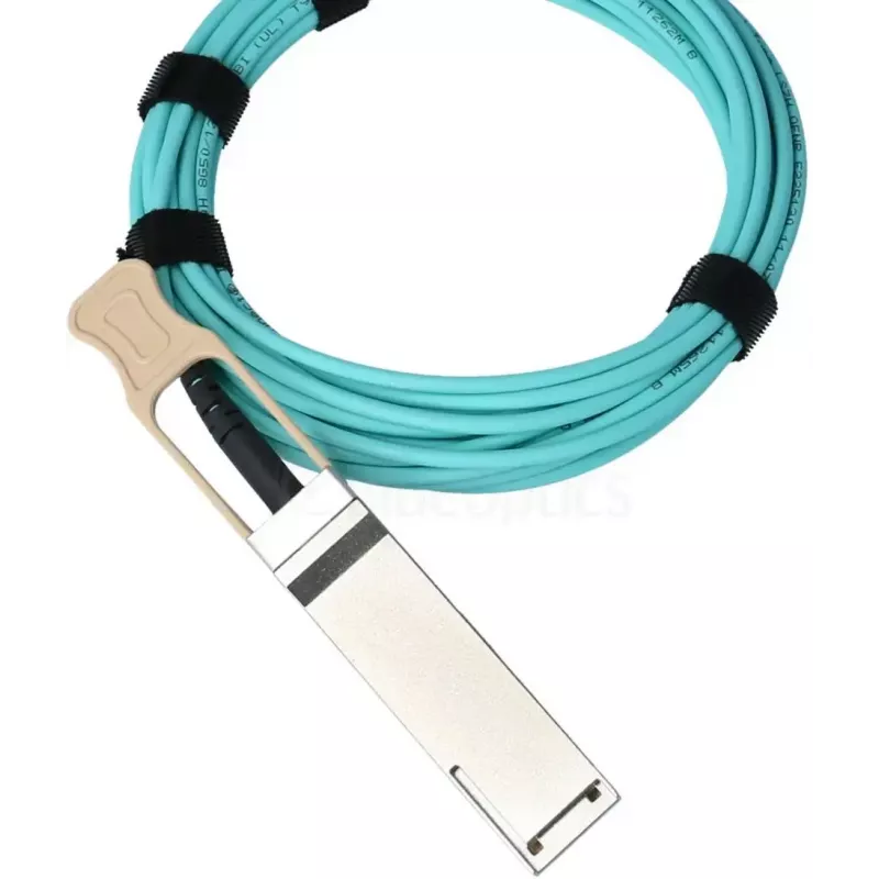 Cable InfiniBand de fibra óptica BlueOptics QSFP56–QSFP56 15 m naranja