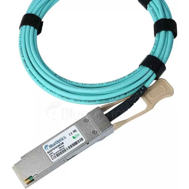 Cable InfiniBand de fibra óptica BlueOptics P06153-B24-BO, QSFP56–QSFP56, 15 m, naranja
