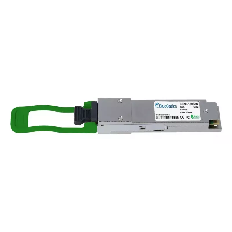 Transceptor QSFP28 BlueOptics S3N88A-BO — 100GBASE-DR, LC-Duplex, monomodo 1310nm, PAM4, 500m, DDM/DOM