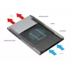 Vertiv SA1-01002XLNB Carcasa para dispositivos de red 1U Negro