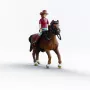 schleich HORSE CLUB Hannah & Cayenne, 5 años, Caballos, Multicolor
