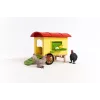 schleich FARM WORLD Gallinero móvil, Granja, Granja, Animales de granja / Juguete de granja, 3 años, Multicolor
