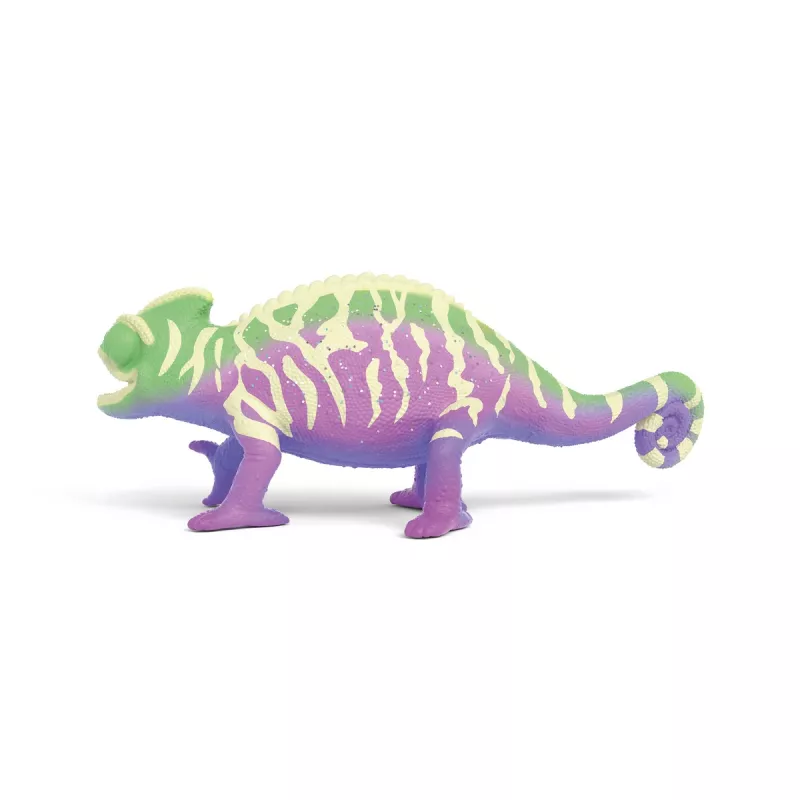 schleich Caspar el camaleón en colores arcoíris, 3 años, Multicolor, Plástico