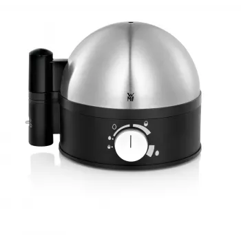 WMF Stelio 0415070011 7 huevos 380 W Negro, Cromo