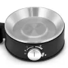WMF Stelio 0415070011 7 huevos 380 W Negro, Cromo