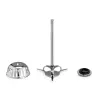 WMF 0413170011 Espumador y calentador de leche automático Acero inoxidable