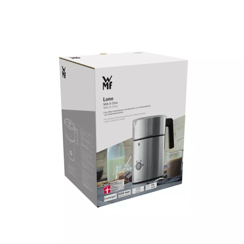 WMF 0413170011 Espumador y calentador de leche automático Acero inoxidable