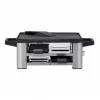 WMF 61.3024.5155 Grill de raclette 4 personas Negro, Acero inoxidable