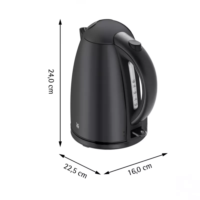 WMF Stelio 0413020072 Hervidor 1,7 l 2400 W Negro