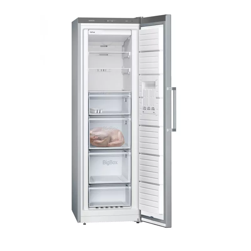 Siemens iQ300 GS36NVIEP congelador arcón independiente 242 L acero inoxidable