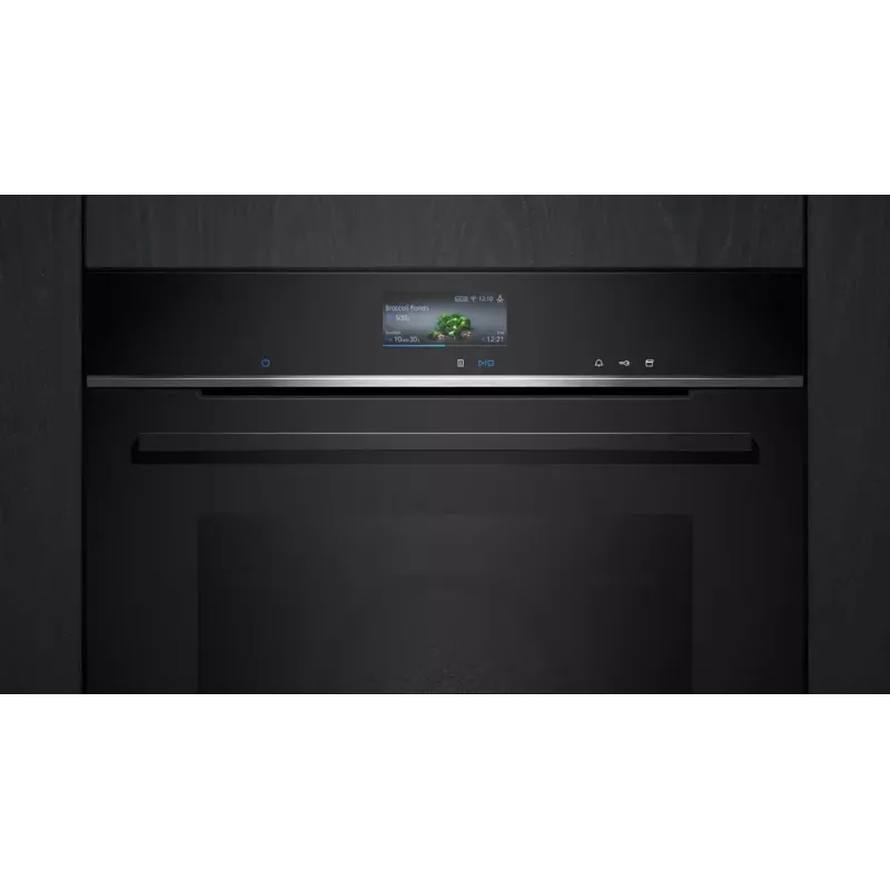 Siemens HR776G1B1 horno 71 L 3600 W negro, acero inoxidable