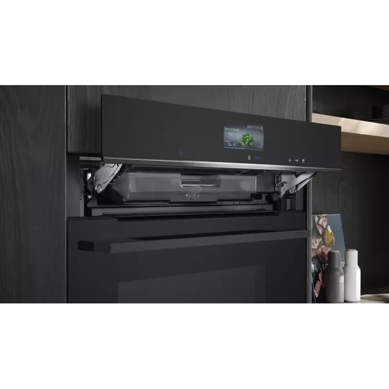 Siemens HR776G1B1 horno 71 L 3600 W negro, acero inoxidable