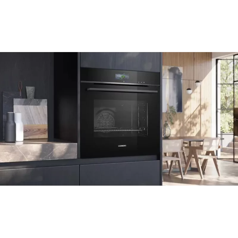 Siemens HR776G1B1 horno 71 L 3600 W negro, acero inoxidable