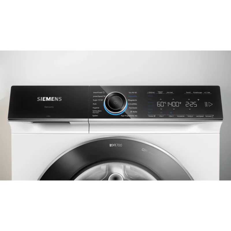 Siemens iQ700 WG44B2A40 lavadora de carga frontal 9 kg 1257 rpm blanca