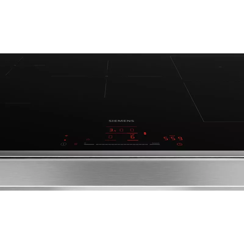Siemens iQ500 ED845HWB1E placa de cocina negra de encastre 80 cm placa de inducción 5 zona(s) de cocción