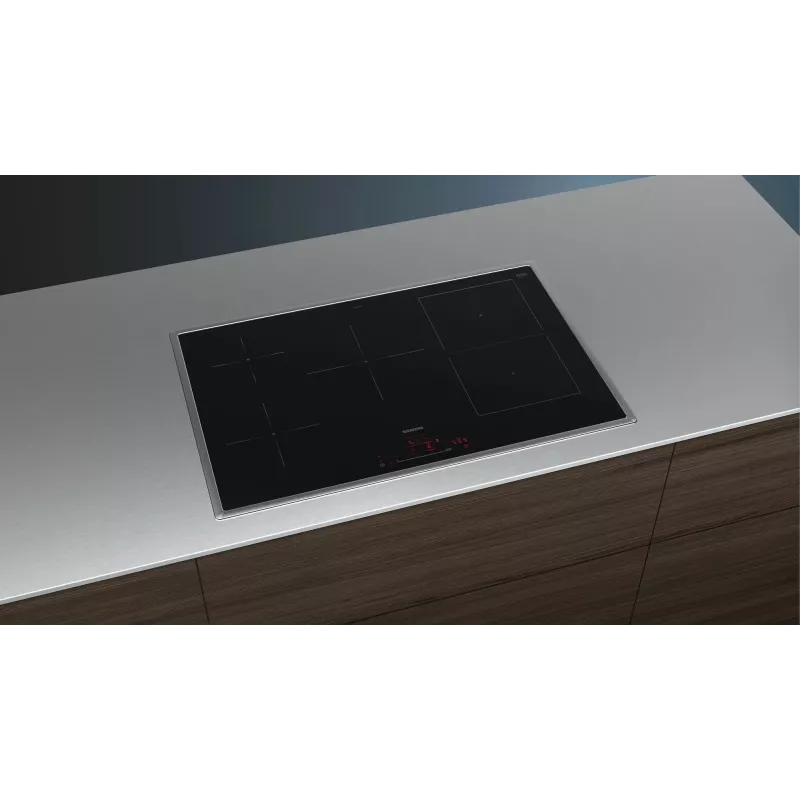Siemens iQ500 ED845HWB1E placa de cocina negra de encastre 80 cm placa de inducción 5 zona(s) de cocción