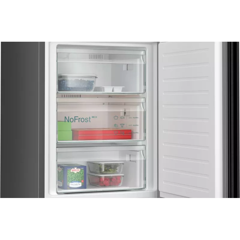 Siemens iQ300 KG39NXXBF frigorífico-congelador combinado independiente 363 L acero inoxidable