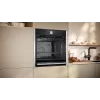 Neff N 90 B64FT33N0 Horno 71 L Negro, Acero inoxidable