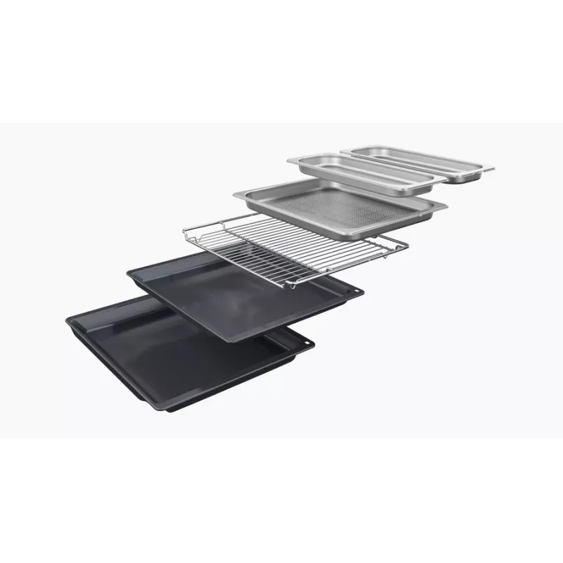 Neff N 90 B64FT33N0 Horno 71 L Negro, Acero inoxidable