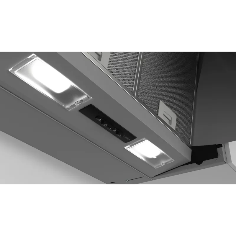 Bosch Serie 2 DEM66AC00 Campana extractora semintegrada (extraíble) Acero inoxidable 625 m³/h