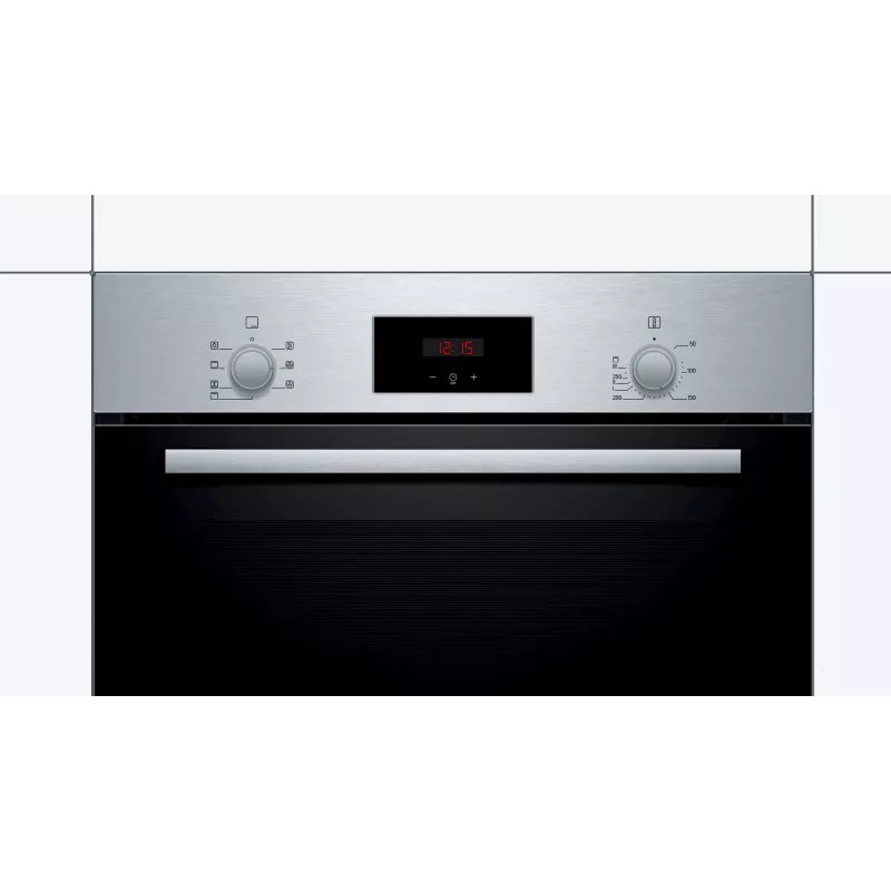 Bosch Serie 2 HBF133BR0 Horno 66 L Negro, Acero inoxidable