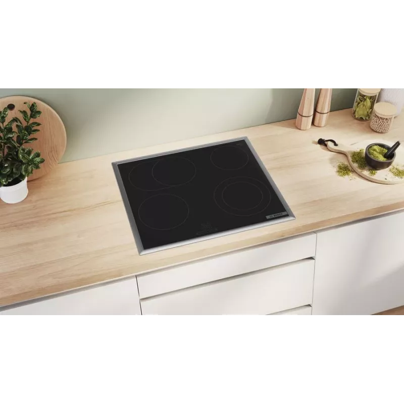 Bosch Serie 4 PKN645BA2E Placa Negro integrable 60 cm Placa vitrocerámica 4 zona(s)