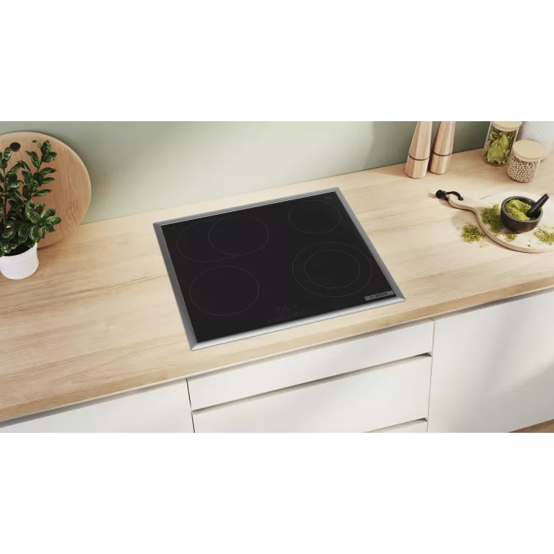 Bosch Serie 4 PKN645BB2E Placa Negro integrable 60 cm Placa de inducción por zonas 4 zona(s)