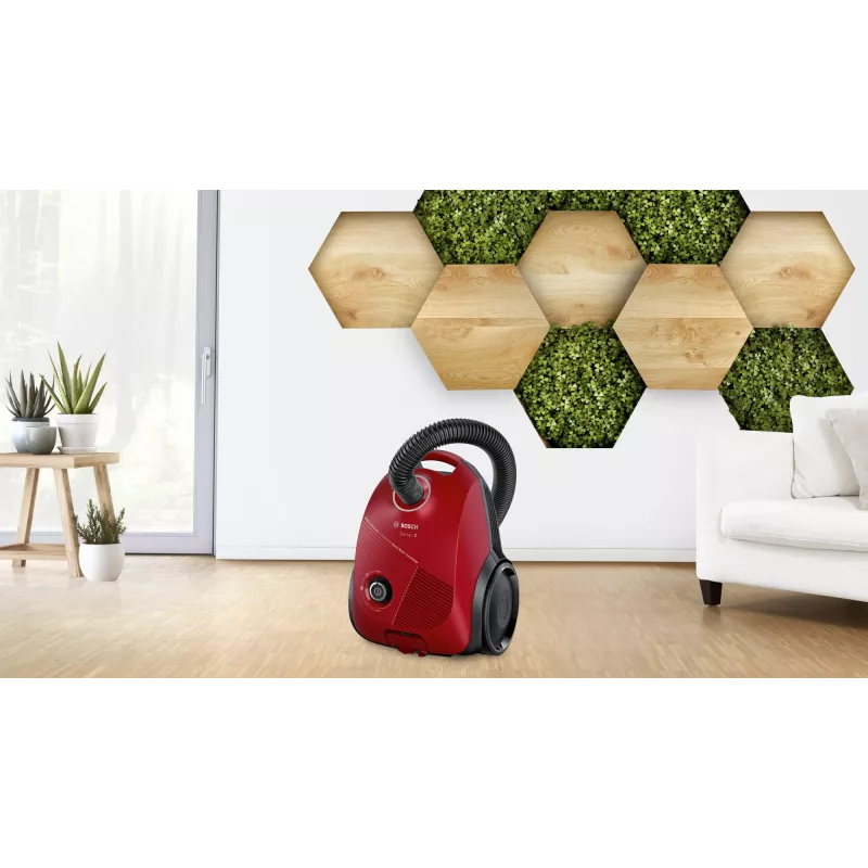 Bosch Serie 2 BGBS2RD1 Aspirador 3,5 L Aspirador de cilindro En seco 600 W Bolsa