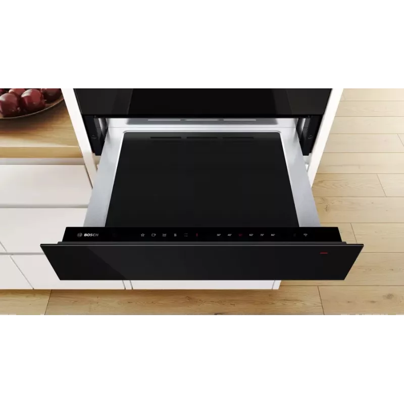 Bosch Serie 8 BIC7101B1 Cajón calientaplatos 20 L 12 cubiertos Negro