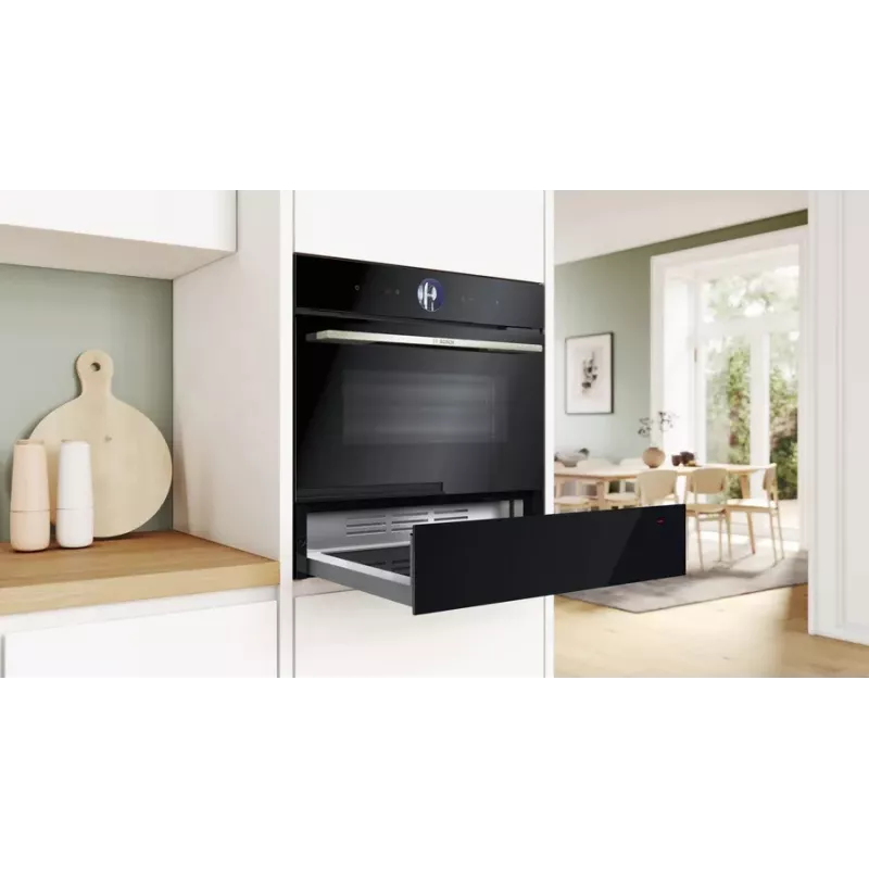 Bosch Serie 8 BIC7101B1 Cajón calientaplatos 20 L 12 cubiertos Negro