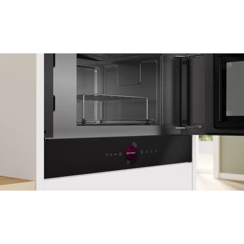 Bosch Serie 8 BER7321B1 Microondas Negro Microondas solo integrable 21 L 900 W