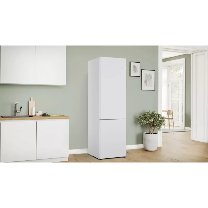 Bosch Serie 4 KGN392WCF Frigorífico-congelador independiente 363 L Blanco