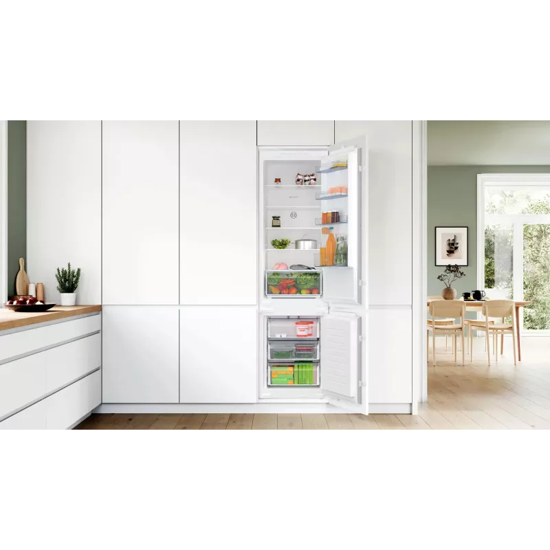 Bosch Serie 2 KIN96NSE0 Frigorífico-congelador integrable 290 L Blanco
