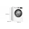 Bosch Serie 6 WGG244120 Lavadora carga frontal 9 kg 1351 rpm blanco
