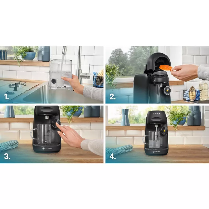 Bosch TAS162E Cafetera superautomática cafetera de cápsulas 0,7 l