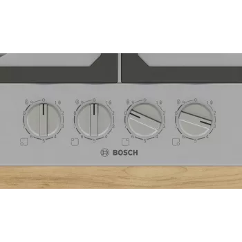 Bosch Serie 6 PCP6A5I90 Placa acero inoxidable empotrable 60 cm gas 4 zona(s)