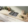 Bosch Serie 6 PCP6A5I90 Placa acero inoxidable empotrable 60 cm gas 4 zona(s)