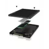 ICY BOX IB-M2U04 Carcasa SSD Negra 2,5 pulgadas